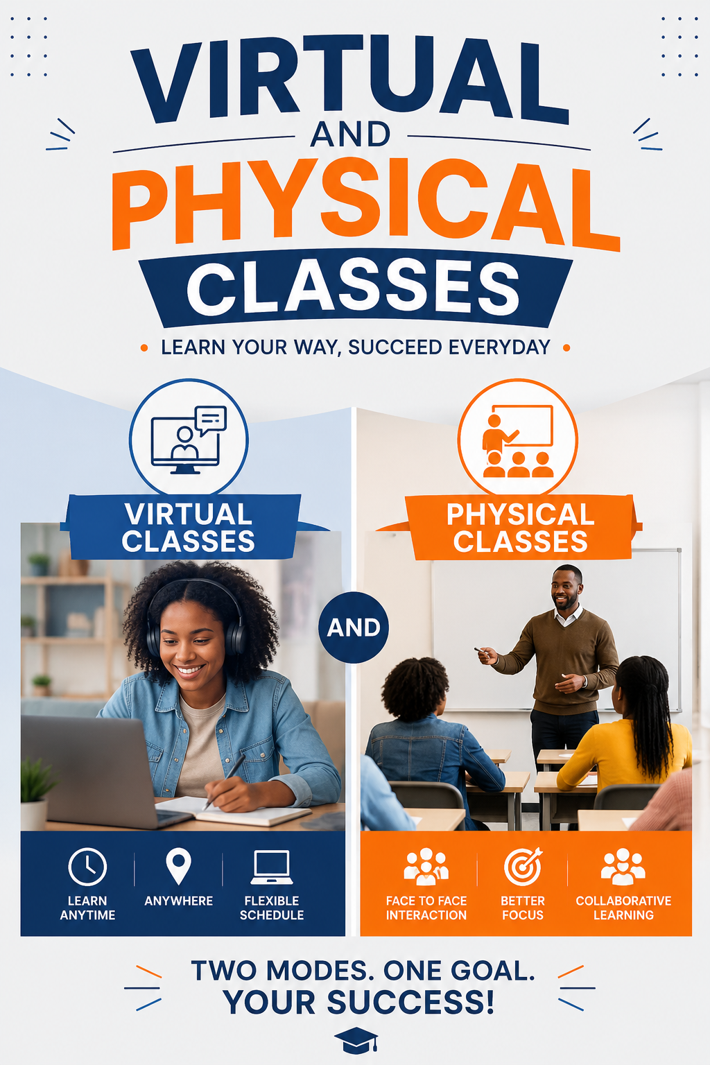 Online physical and blended learning